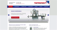 Desktop Screenshot of kueppersbusch-velbert.de